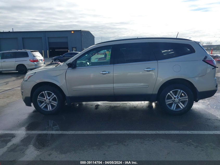 2015 CHEVROLET TRAVERSE 2LT - 1GNKRHKD2FJ387447