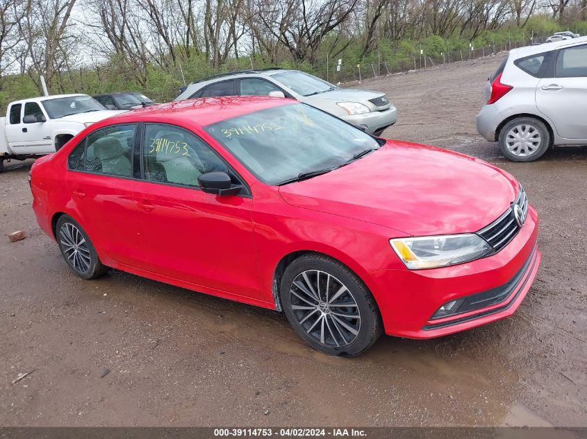 3VWD17AJ1GM280837 | 2016 VOLKSWAGEN JETTA