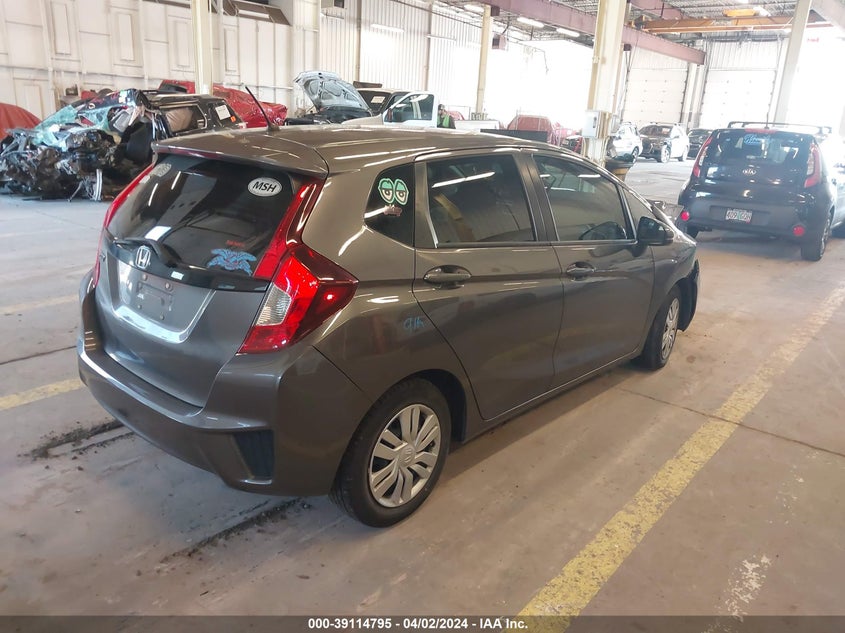 2016 HONDA FIT LX - JHMGK5H58GX031602