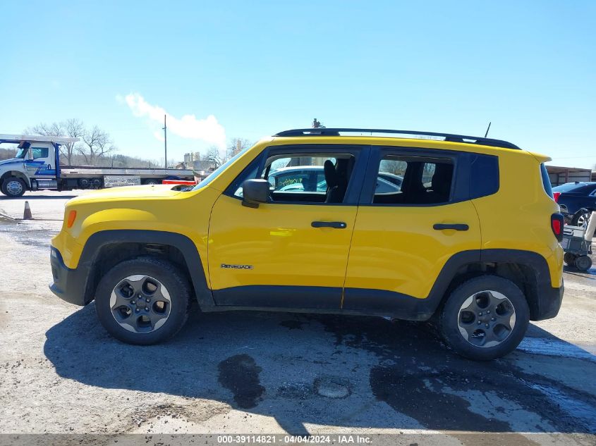 2017 Jeep Renegade Sport 4X4 VIN: ZACCJBAB1HPE67570 Lot: 39114821