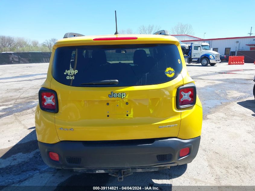 2017 Jeep Renegade Sport 4X4 VIN: ZACCJBAB1HPE67570 Lot: 39114821