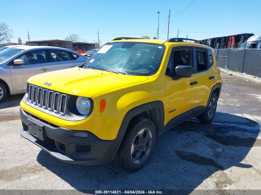 2017 Jeep Renegade Sport 4X4 VIN: ZACCJBAB1HPE67570 Lot: 39114821