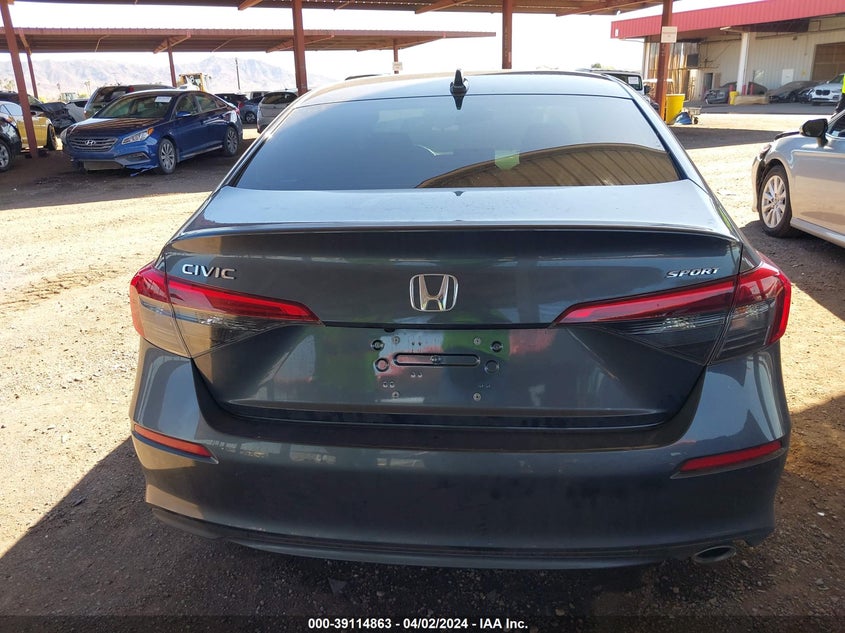 2023 HONDA CIVIC VIN: 2HGFE2F52PH564881
