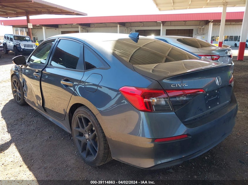 2023 HONDA CIVIC VIN: 2HGFE2F52PH564881
