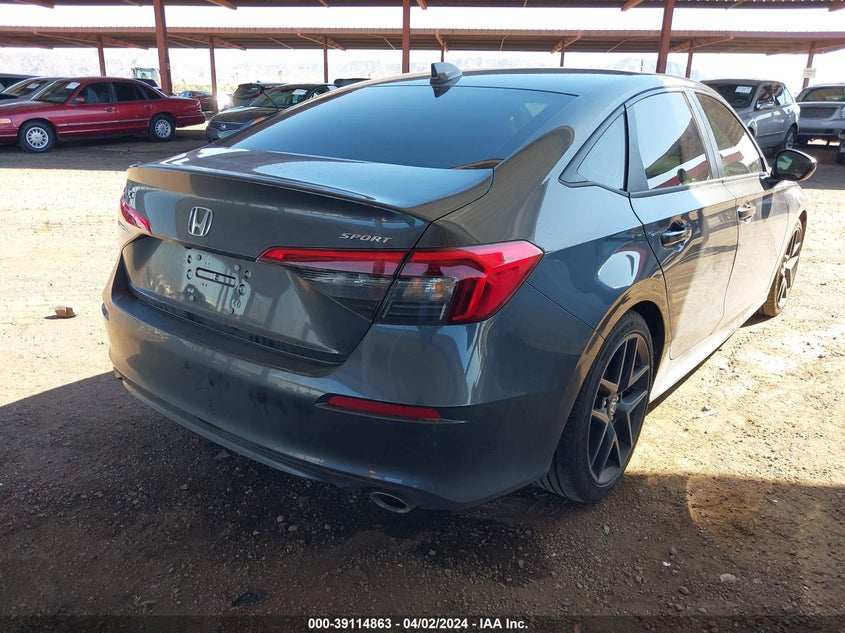 2023 HONDA CIVIC VIN: 2HGFE2F52PH564881