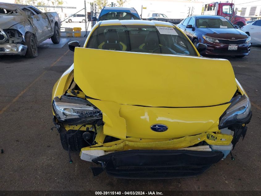 2017 Subaru Brz Series. Yellow VIN: JF1ZCAC17H9601542 Lot: 39115140