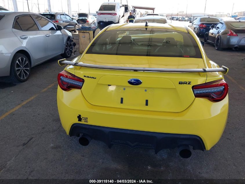 2017 Subaru Brz Series. Yellow VIN: JF1ZCAC17H9601542 Lot: 39115140