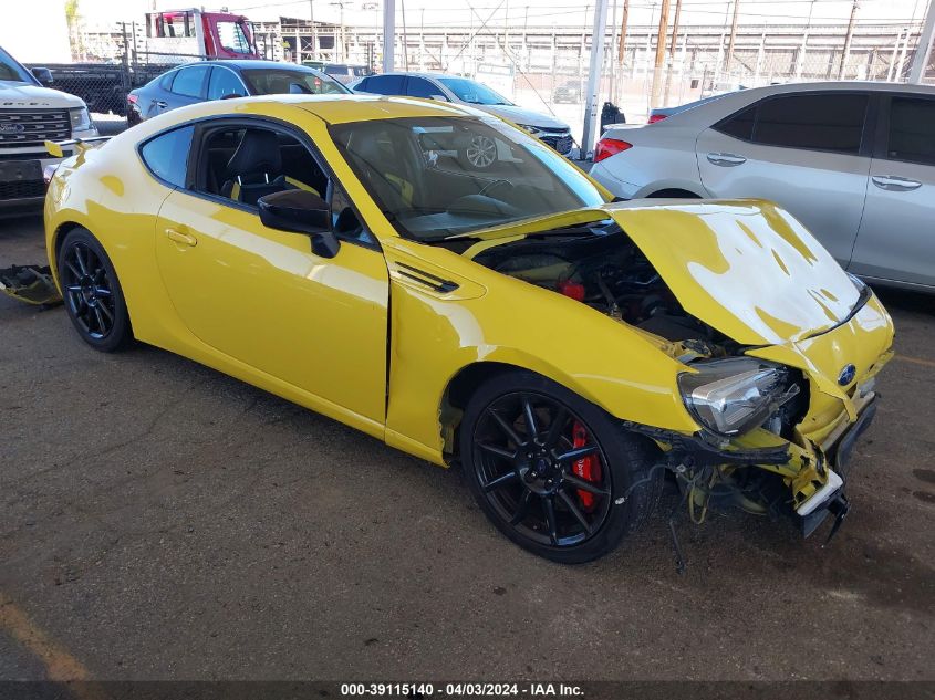 JF1ZCAC17H9601542 2017 Subaru Brz Series. Yellow