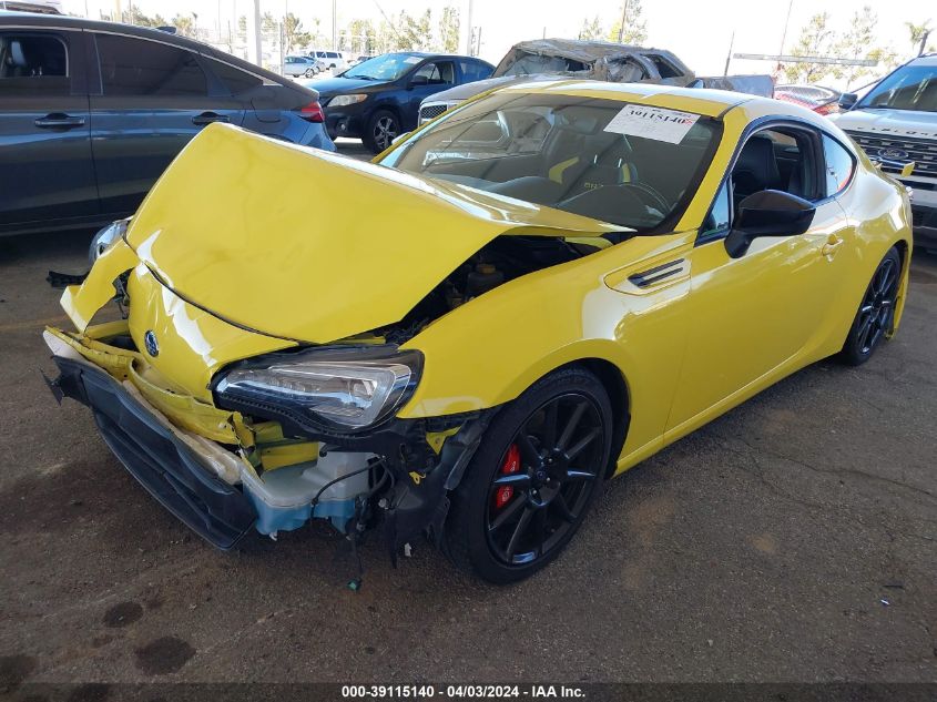 2017 Subaru Brz Series. Yellow VIN: JF1ZCAC17H9601542 Lot: 39115140