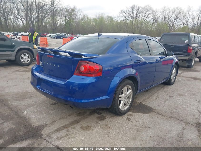 2012 Dodge Avenger Sxt VIN: 1C3CDZCB4CN159571 Lot: 39115149