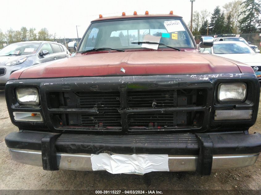 1993 Dodge D-Series D300/D350 VIN: 3B7ME33C5PM104176 Lot: 39115227