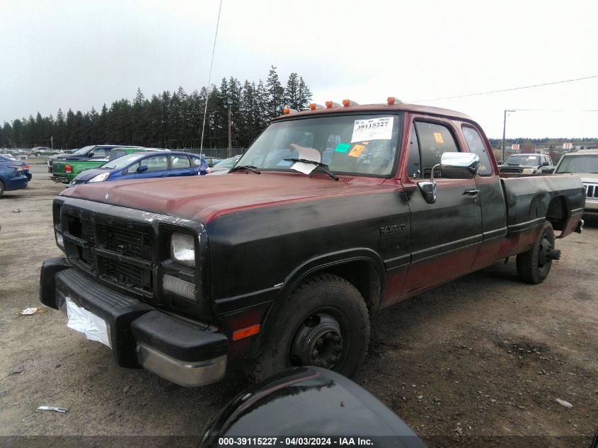 1993 Dodge D-Series D300/D350 VIN: 3B7ME33C5PM104176 Lot: 39115227