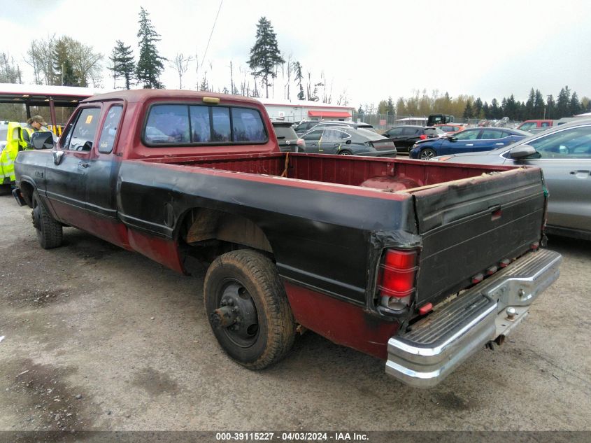 1993 Dodge D-Series D300/D350 VIN: 3B7ME33C5PM104176 Lot: 39115227