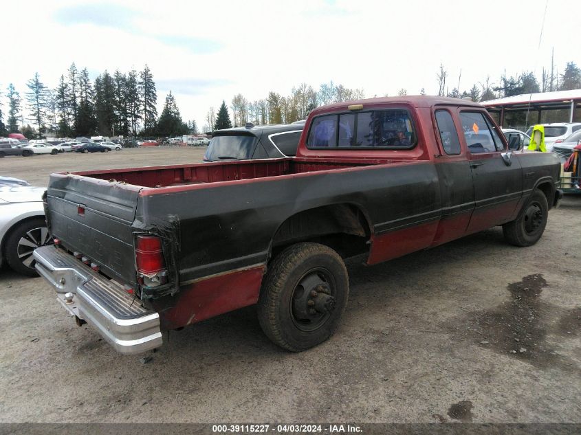 1993 Dodge D-Series D300/D350 VIN: 3B7ME33C5PM104176 Lot: 39115227