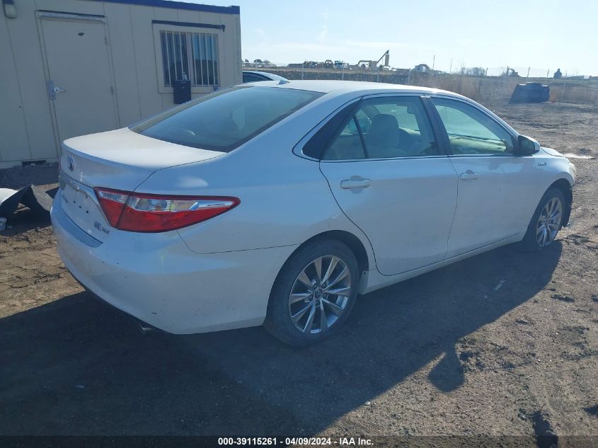 2015 Toyota Camry Hybrid Xle VIN: 4T1BD1FK5FU168239 Lot: 39115261