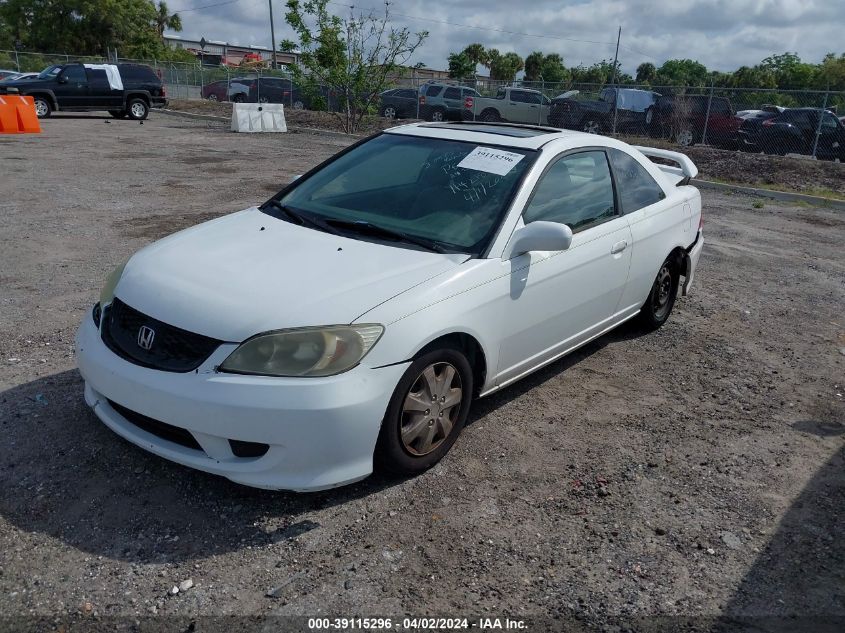 1HGEM22915L001411 | 2005 HONDA CIVIC