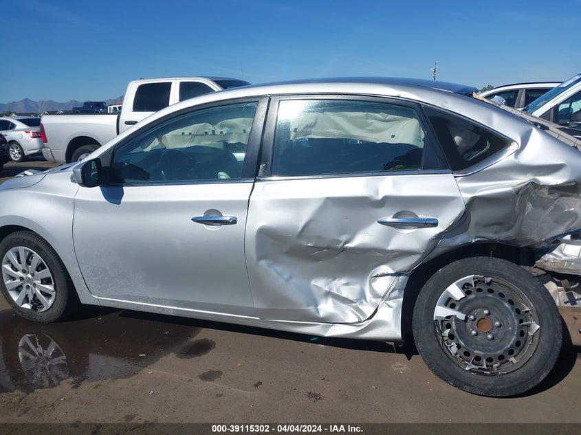 VIN 3N1AB7AP7KY247806 2019 NISSAN SENTRA S