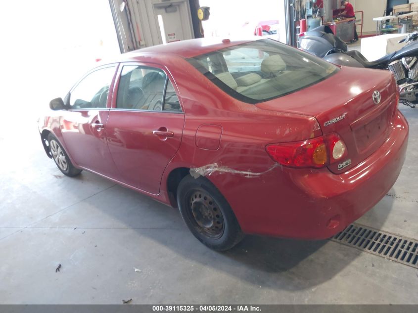 2009 Toyota Corolla Le VIN: 1NXBU40E59Z105991 Lot: 39115325