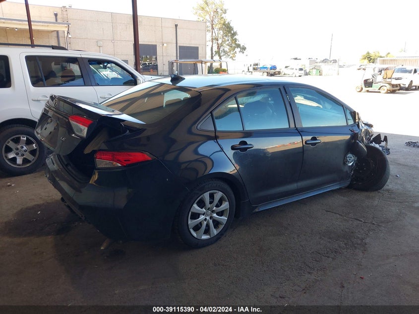 VIN 5YFEPMAE6MP213422 2021 TOYOTA COROLLA LE