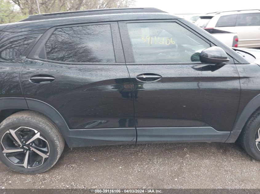 2022 Chevrolet Trailblazer Fwd Rs VIN: KL79MTSLXNB067833 Lot: 39116106