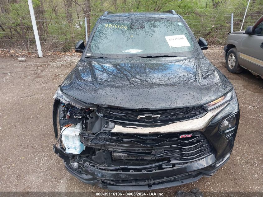 2022 Chevrolet Trailblazer Fwd Rs VIN: KL79MTSLXNB067833 Lot: 39116106