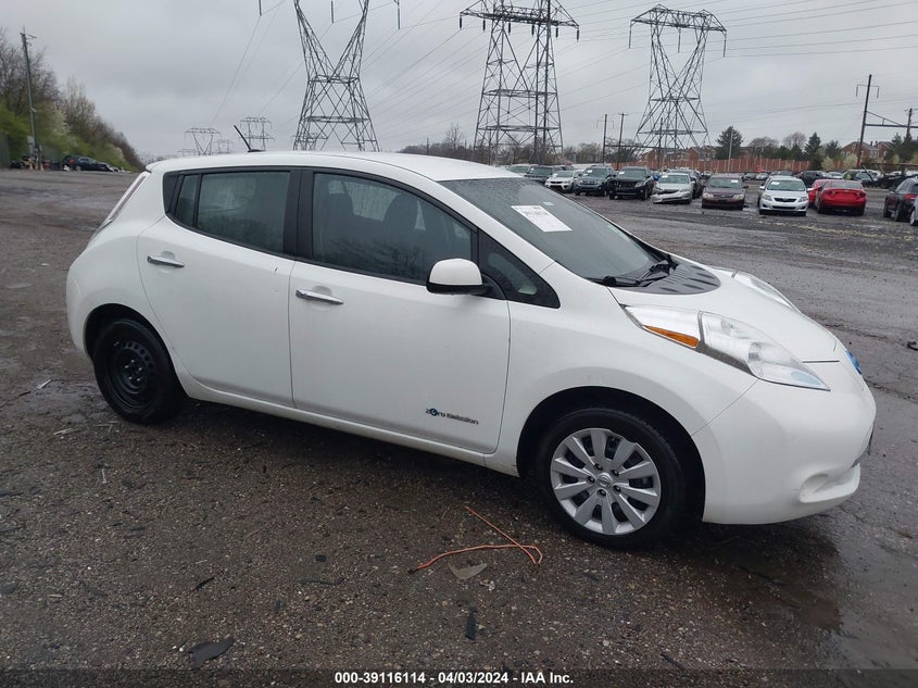 2015 Nissan Leaf S VIN: 1N4AZ0CP5FC321936 Lot: 39116114