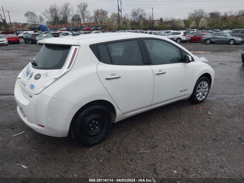 2015 Nissan Leaf S VIN: 1N4AZ0CP5FC321936 Lot: 39116114