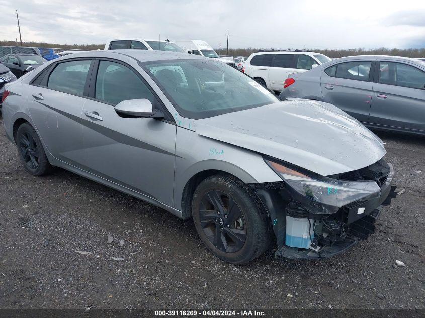 5NPLM4AG7NH071100 2022 Hyundai Elantra Sel