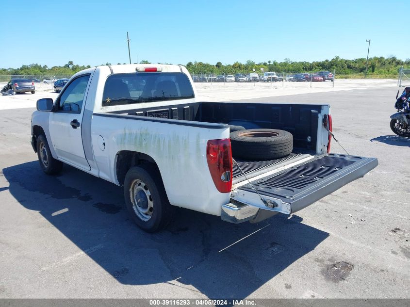 1GCCS14E078219426 | 2007 CHEVROLET COLORADO