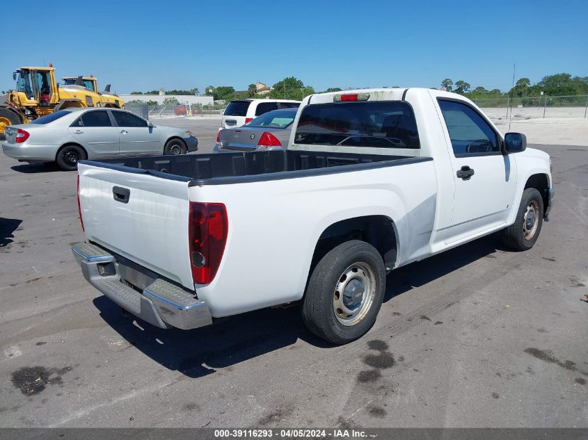 1GCCS14E078219426 | 2007 CHEVROLET COLORADO