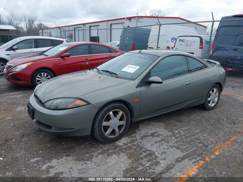 1999 Mercury Cougar V6 VIN: 1ZWFT61L7X5675458 Lot: 39116392