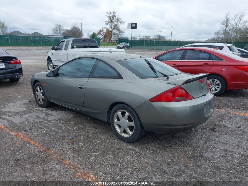 1999 Mercury Cougar V6 VIN: 1ZWFT61L7X5675458 Lot: 39116392