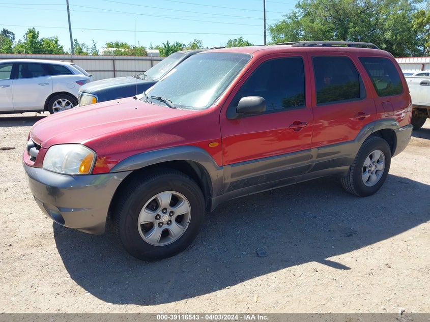 2004 Mazda Tribute Lx V6 VIN: 4F2YZ04144KM09897 Lot: 39116543