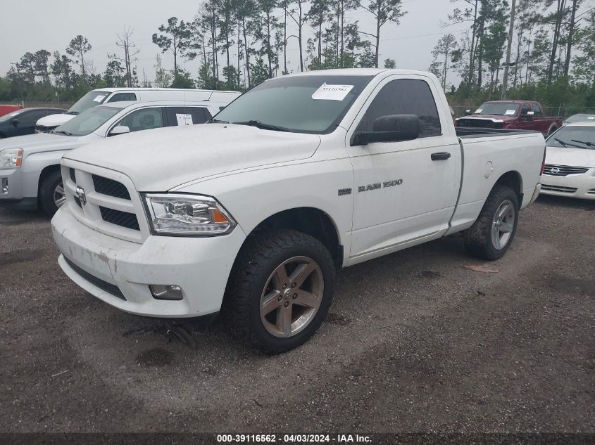 2012 Ram 1500 St VIN: 3C6JD7AT7CG201539 Lot: 39116562