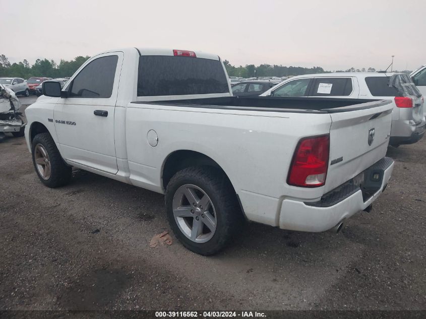 2012 Ram 1500 St VIN: 3C6JD7AT7CG201539 Lot: 39116562