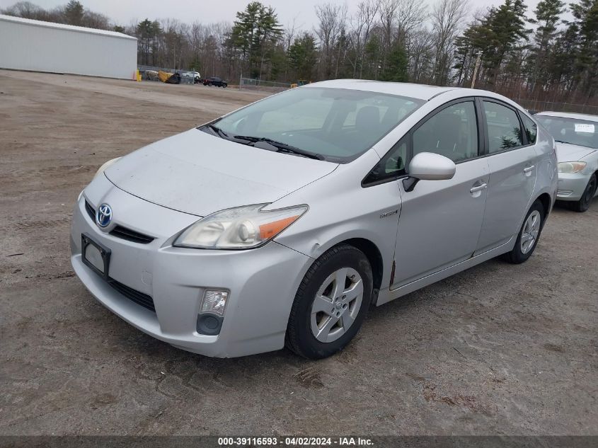 JTDKN3DUXA0193252 | 2010 TOYOTA PRIUS