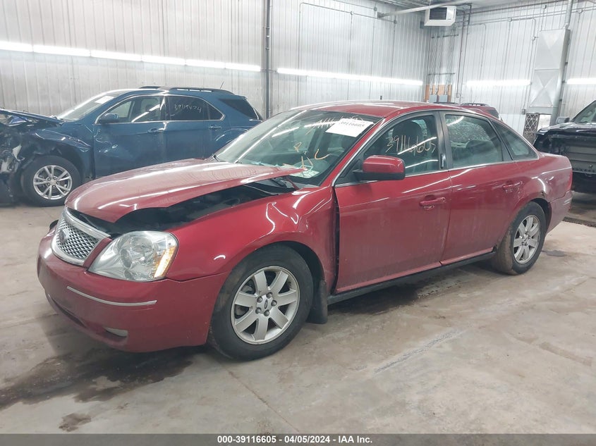 2007 Ford Five Hundred Sel VIN: 1FAHP24137G108536 Lot: 39116605