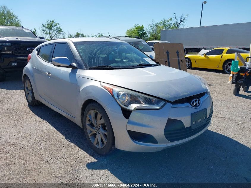 2016 Hyundai Veloster VIN: KMHTC6AD9GU286647 Lot: 39667545