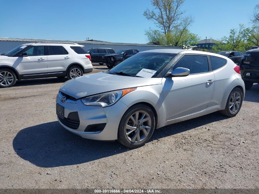 2016 Hyundai Veloster VIN: KMHTC6AD9GU286647 Lot: 39667545