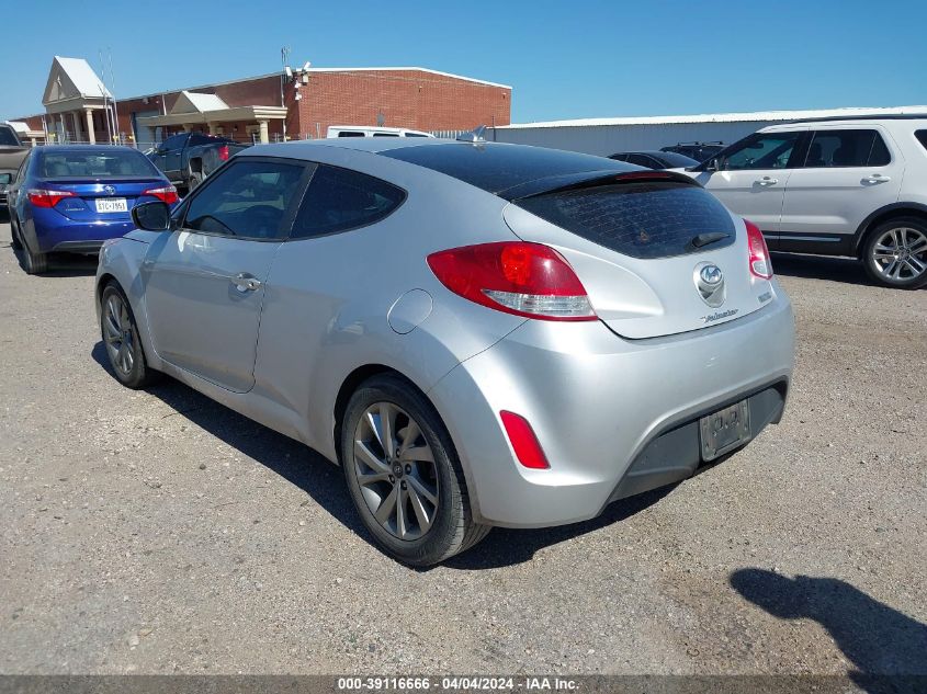 2016 Hyundai Veloster VIN: KMHTC6AD9GU286647 Lot: 39667545