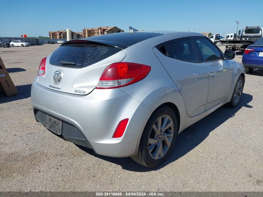 2016 Hyundai Veloster VIN: KMHTC6AD9GU286647 Lot: 39667545