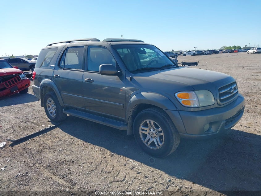 2003 Toyota Sequoia Limited V8 VIN: 5TDZT38A93S176656 Lot: 39116955