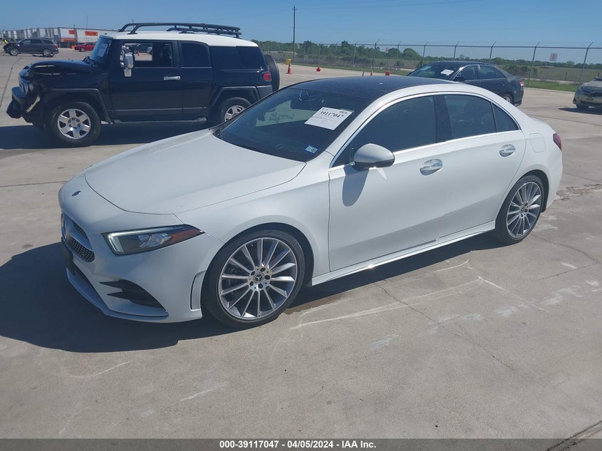 2019 Mercedes-Benz A 220 4Matic VIN: WDD3G4FB2KW021401 Lot: 39117047