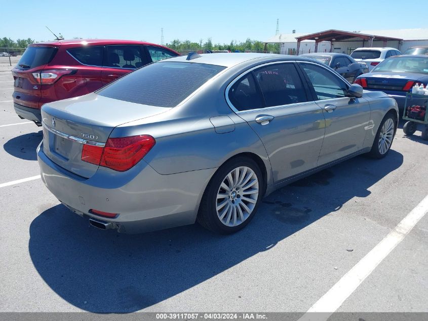 2012 BMW 750I VIN: WBAKA8C55CDX01445 Lot: 39117057