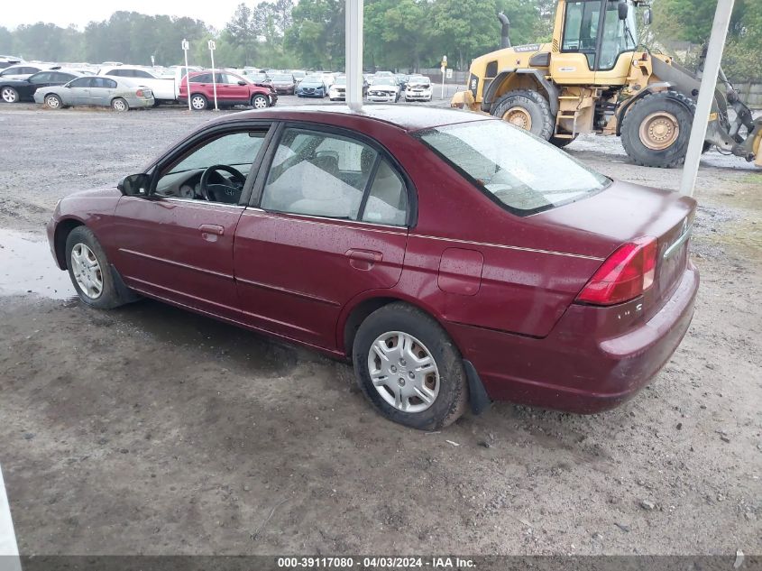 2HGES16592H543596 | 2002 HONDA CIVIC