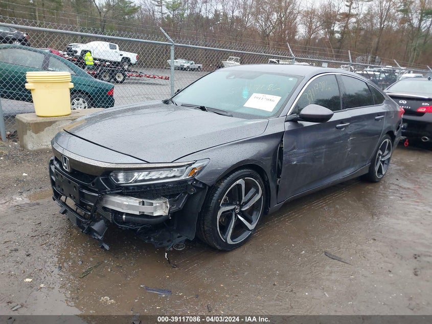 VIN 1HGCV1F37JA087589 2018 HONDA ACCORD SPORT