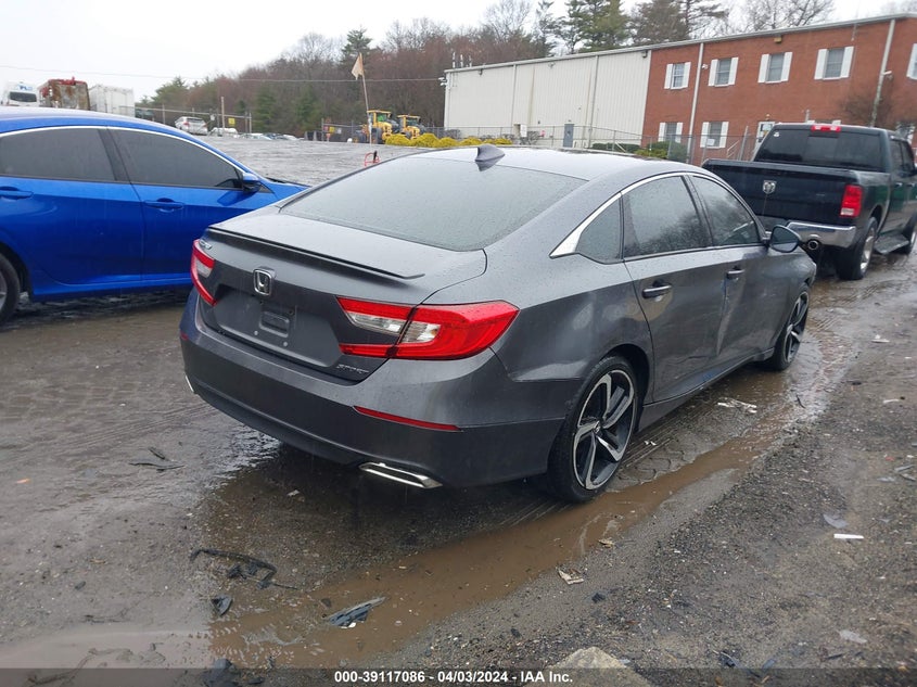 VIN 1HGCV1F37JA087589 2018 HONDA ACCORD SPORT