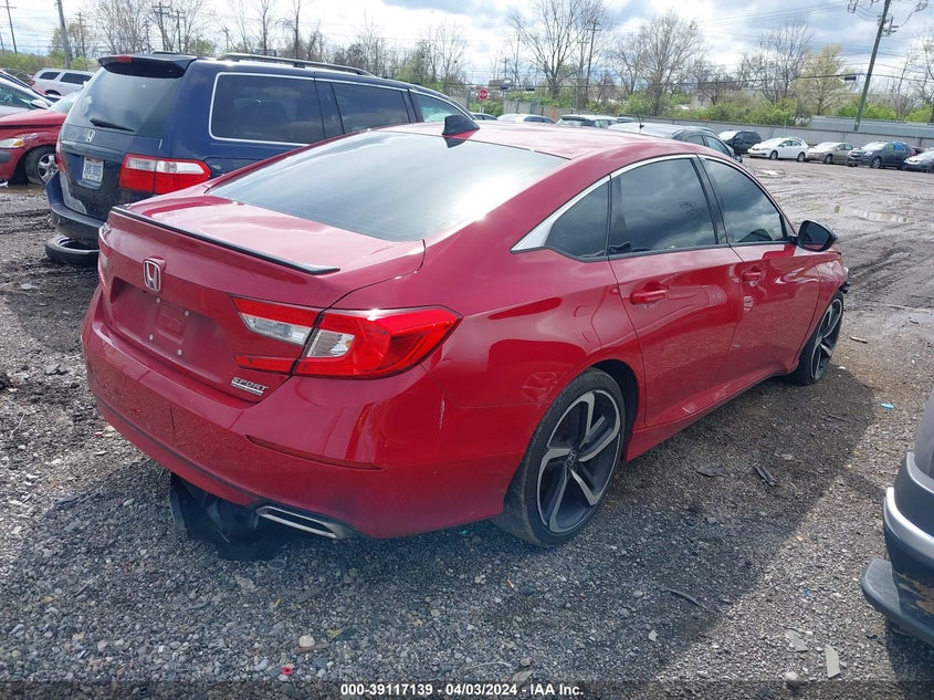 VIN 1HGCV1F44MA058158 2021 HONDA ACCORD SPORT SPECIAL EDITION