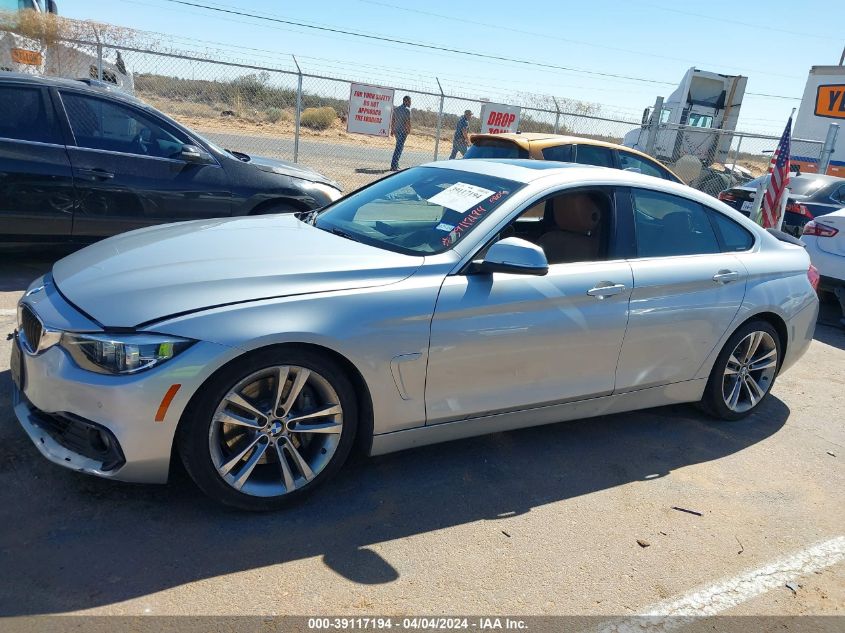 2018 BMW 440I Gran Coupe VIN: WBA4J5C59JBF07715 Lot: 39117194