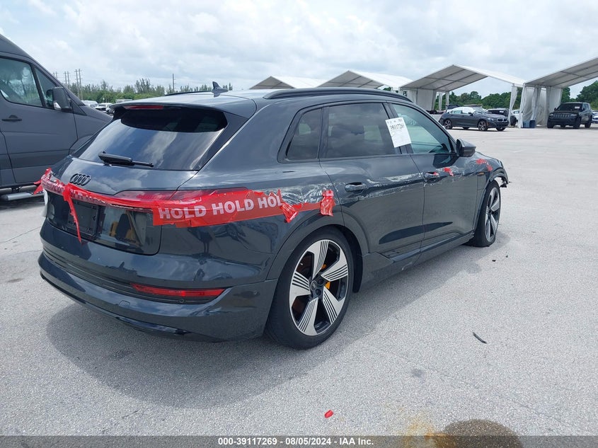 2022 Audi E-Tron Premium Plus Quattro VIN: WA1LAAGE3NB010478 Lot: 39117269